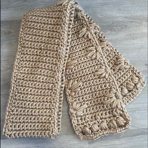 Handmade crochet Golden Honey scarf!